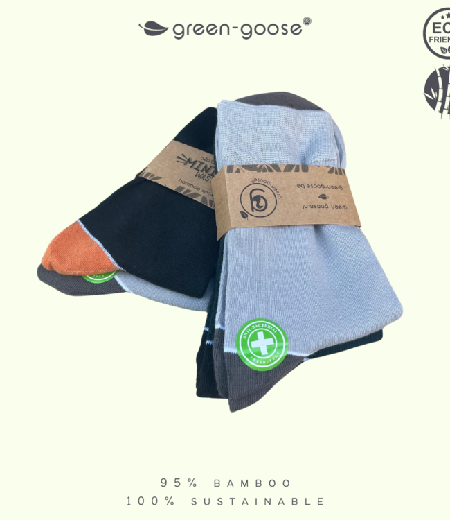green-goose Bamboe Sokken | 4 Paar | Ster | 39-44