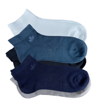 Green Goose green-goose Bamboe Unisex Sneakersokken - 5 Paar - Maat 37-43 - 85% Bamboe