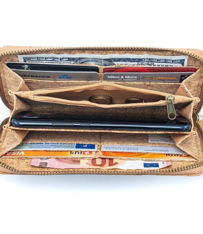 green-goose Kurk Dames Portemonnee - Galaxy