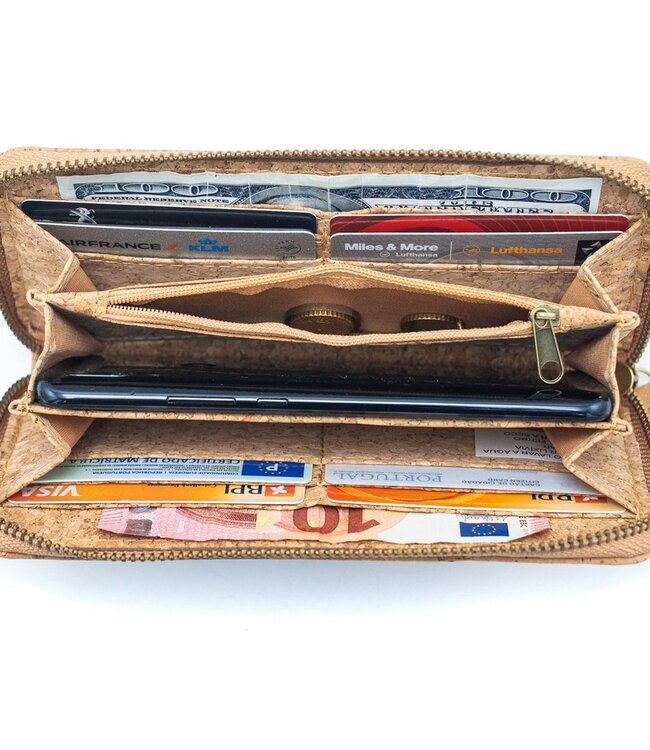 green-goose Kurk Dames Portemonnee - Circles