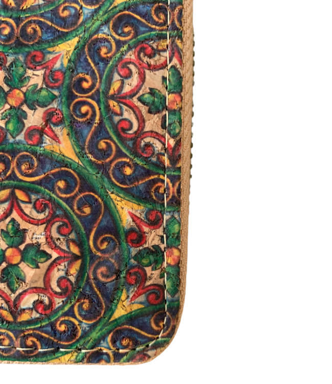 green-goose Kurk Dames Portemonnee - Circles