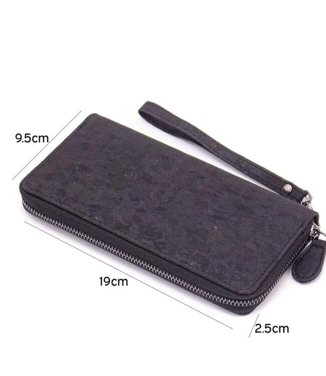 green-goose Kurk Dames Portemonnee - Delfts Blauw