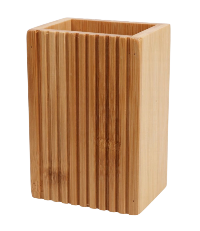 Bamboe Tandenborstelhouder met 4 Castor Tandenborstels