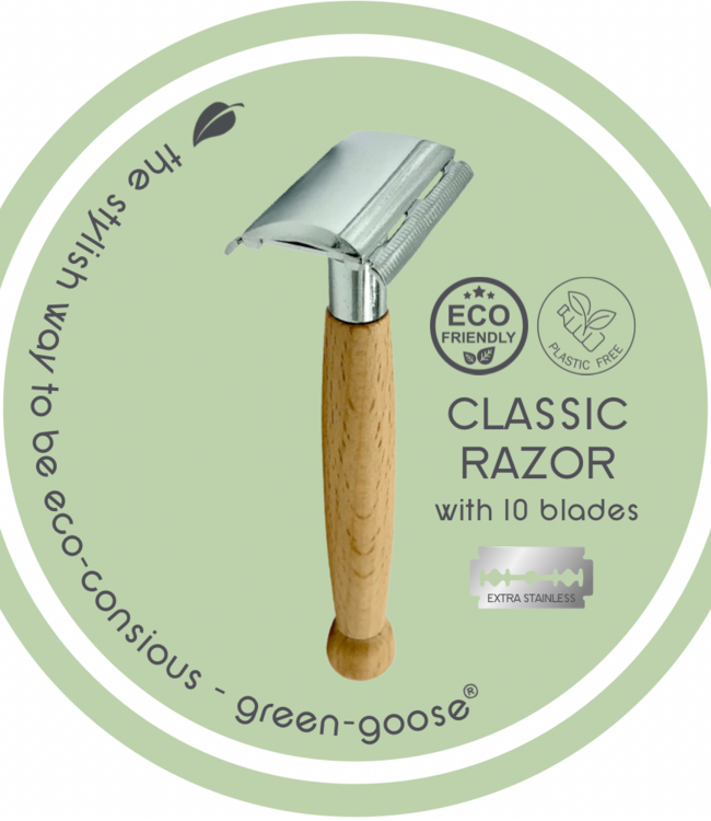green-goose Klassieke Scheerset - Bamboe