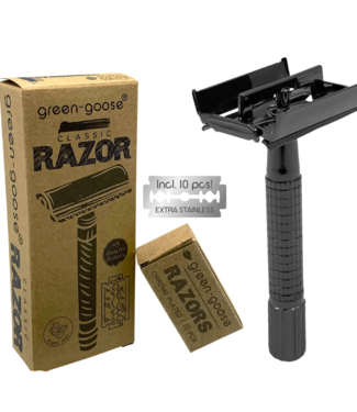 Green Goose Klassieke Scheerset - Zwart