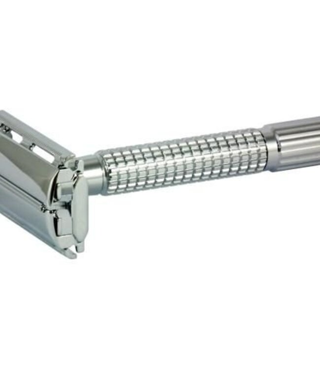 green-goose Klassieke Scheerset - Zilver Vlindersluiting