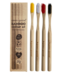 green-goose Bamboe Castorolie Tandenborstels - 4 Stuks - 100% Afbreekbaar