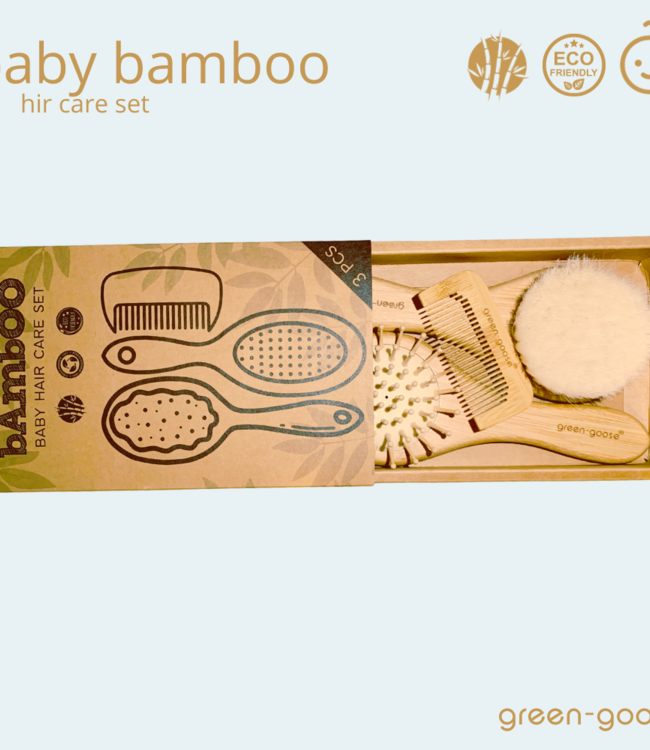 green-goose Baby Bamboe Haarverzorgingspakket