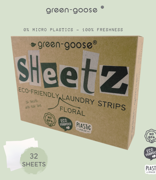 green-goose Wasstrips - 32 Strips - Zomerbloemen