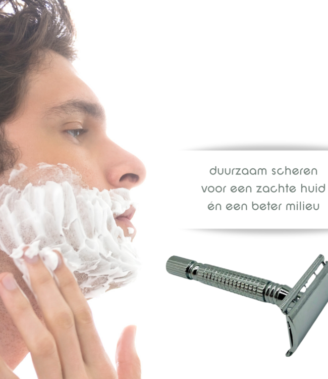 green-goose Klassieke Scheerset - Zilver