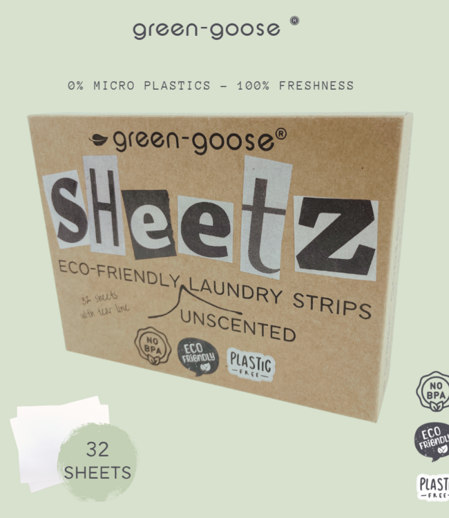 green-goose Wasstrips - 32 Strips - Ongeparfumeerd
