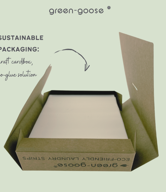 green-goose Wasstrips - 32 Strips - Ongeparfumeerd