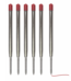 green-goose Kurk Pen Navulling - 6 Stuks - Rood