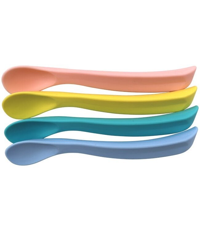 green-goose Babylepel Set Gebogen - 4 Stuks