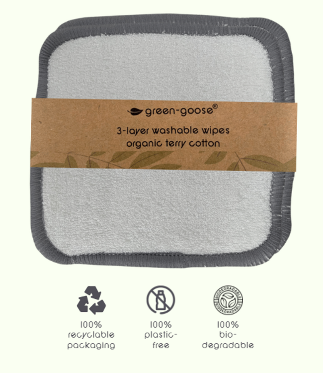 green-goose Herbruikbare Wattenschijfjes | 15 Stuks | In Geschenkverpakking | Mix