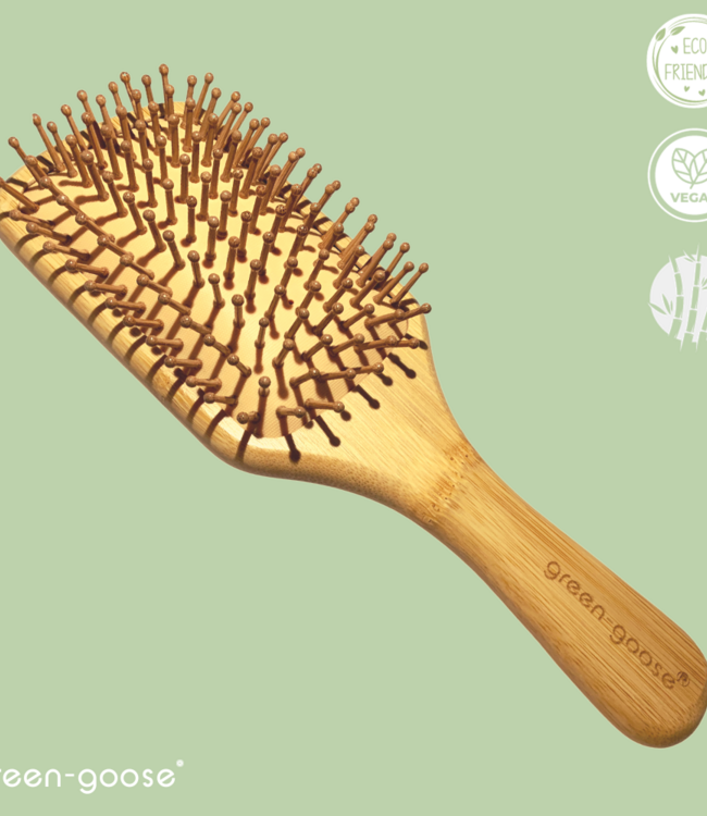 green-goose Bamboe Haarborstel XL
