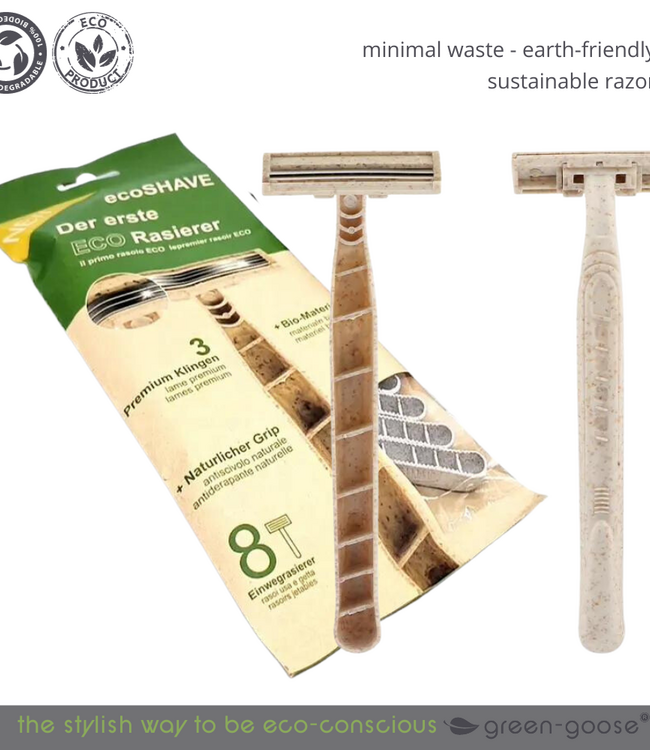 green-goose Bio-based Scheermesjes | 24 Stuks