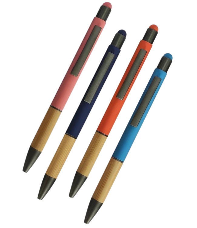 green-goose Bamboe Stylus Pen | Random Kleuren | 8 Stuks