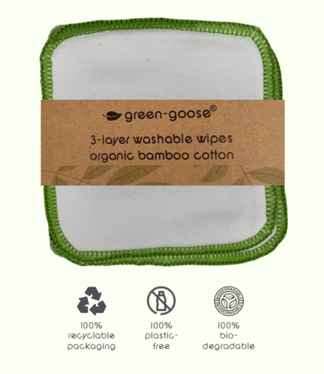 green-goose Herbruikbare Wattenschijfjes - 15 Stuks - Mix