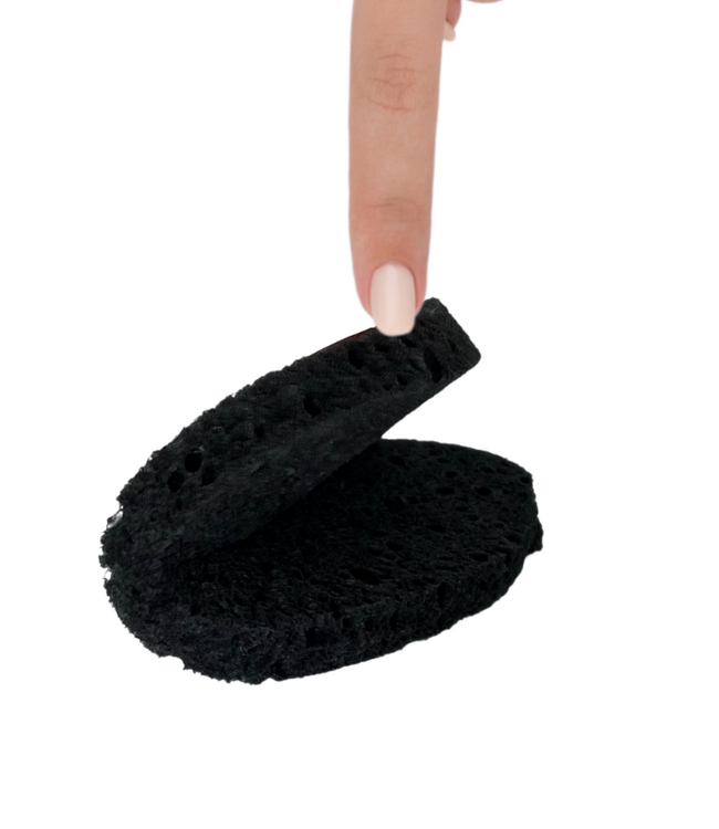 green-goose Bamboe Houtskool Cellulose Sponsjes | 60 Stuks