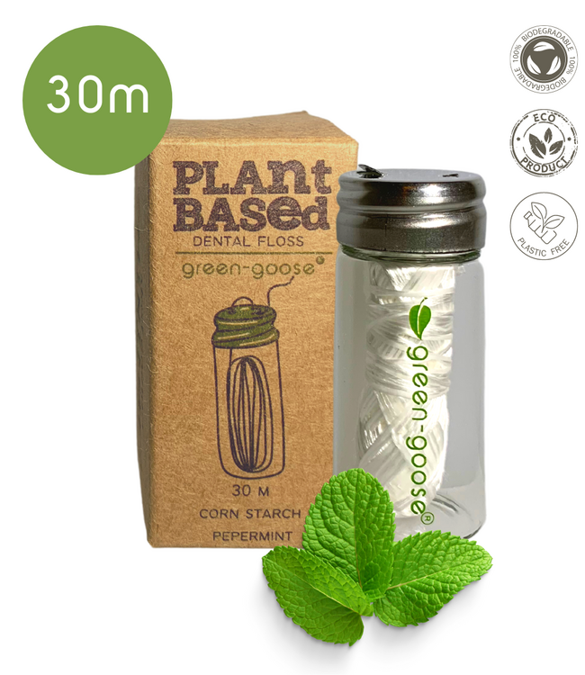 green-goose Bio-based Flosdraad | Met 3 Navullingen | Mint
