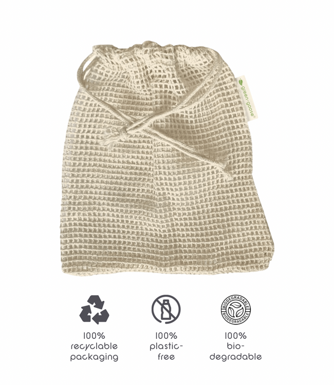 green-goose Waszakje - 6 Stuks - Biologisch Katoen