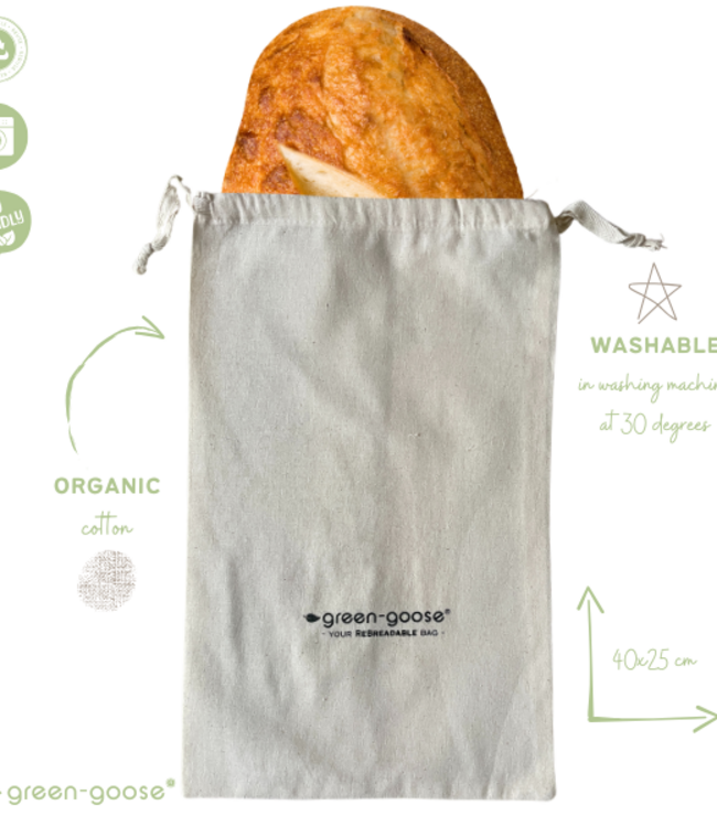 green-goose Bio Katoenen Broodzak