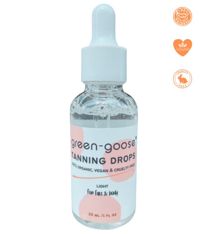 green goose Organic Tanning Drops - Light - 30 ml