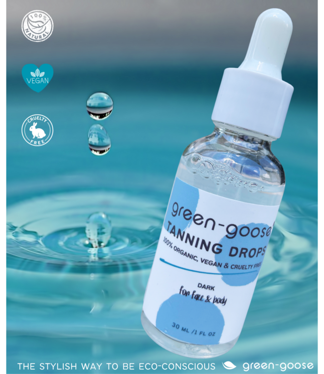 green goose Organic Tanning Drops - Dark - 30 ml