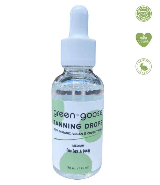 green goose Organic Tanning Drops - Medium - 30 ml