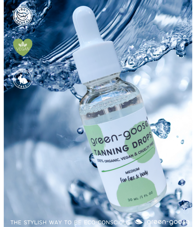 green goose Organic Tanning Drops - Medium - 30 ml