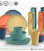 green-goose Bioplastic Servies - 28-delig