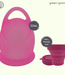 Siliconen Menstruatie Cup met Houder / Sterilisator