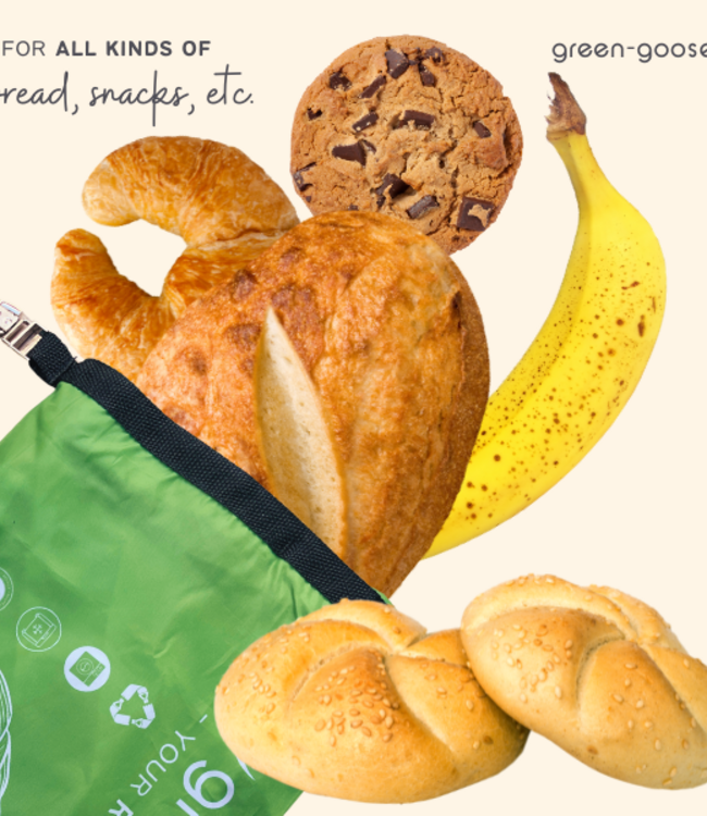 green-goose Herbruikbare rPet Broodzak XL - 42x28cm