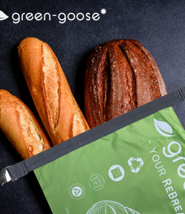 green-goose Herbruikbare rPet Broodzak XL - 42x28cm