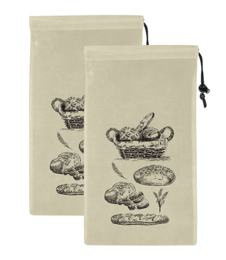 Green Goose Quttin Broodzakken van Gerecycled Plastic - 2 Stuks - 25x45 cm