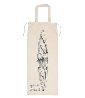 Green Goose Katoenen Broodzak XXL - 27x82 cm - Creme