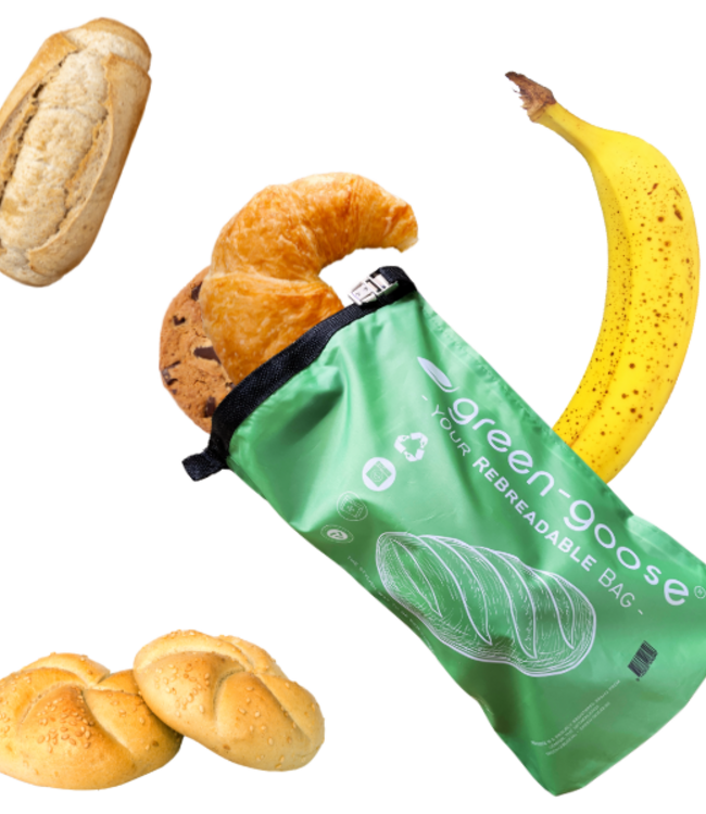 green-goose Herbruikbare rPet Broodjeszak L - 40x25cm