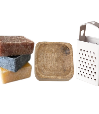 Amberblokjes met Schaaltje en Rasp