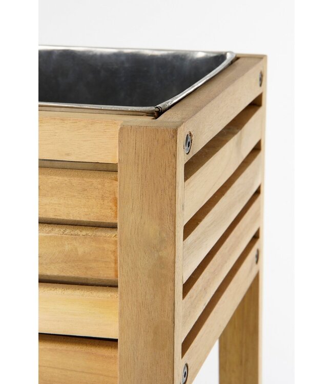 Plantenbak buiten Bruin 1Acacia hout