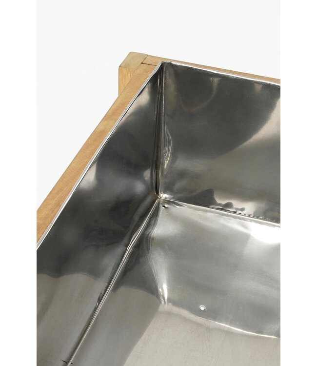 Plantenbak buiten Bruin 1Acacia hout