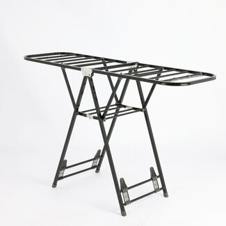 Ceruzo Wasrek - Metaal - Inklapbaar - Zwart