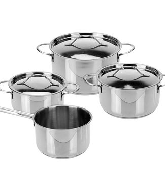 Excellent Houseware Pannenset RVS - 7 delig
