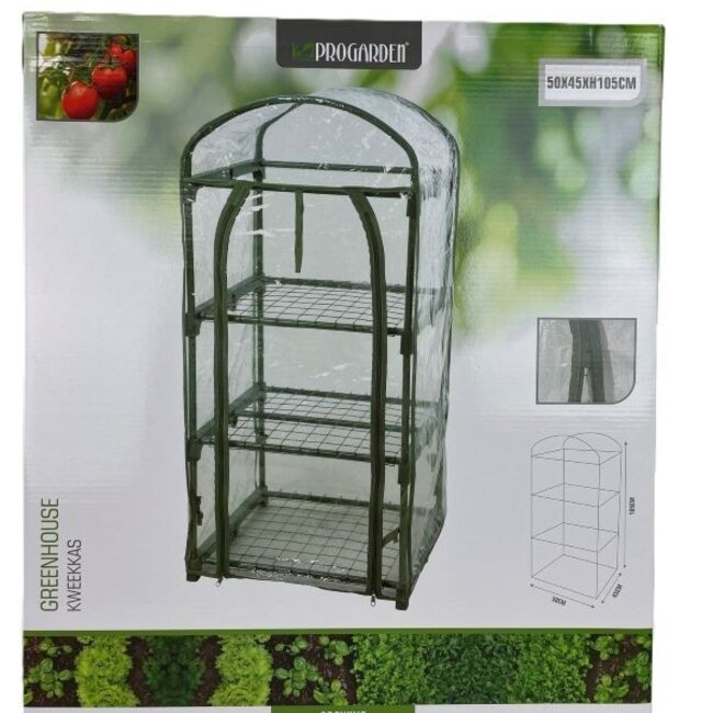 Kweekkas - 3 verdiepingen -  50 x 45 x 105 cm