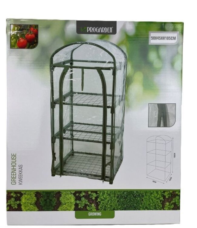 Kweekkas - 3 verdiepingen -  50 x 45 x 105 cm