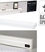 Wandplank met LED verlichting - Wit