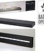 Wandplank met LED verlichting - Zwart