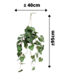 Viola Kunst Hangplant 95cm