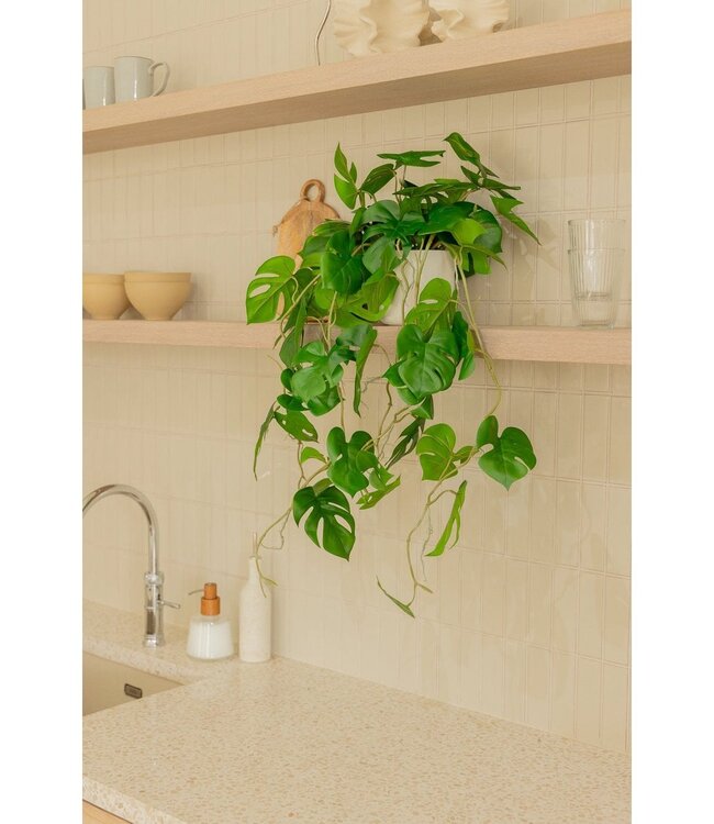 Monstera Kunst Hangplant 95cm