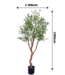 Kunst Olijfboom 150cm (lichte stam)